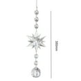 thumbnail image 2 of Crystal Light Catcher Prism Snowflake Wind Chime Hanging Christmas Sundrop (C), 2 of 7
