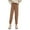 Khaki, variant on Winter Pants High Waisted Soft Thermal Loungewear Trousers Elastic Waistband Casual Comfort Fit For Home Relaxation And Outdoor Leisure Activities Soft Women's Trousers