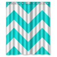 thumbnail image 1 of ABPHQTO Cortina de ducha Chevron Cortina de ducha impermeable 150x180 cm, 1 of 2