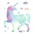 thumbnail image 4 of Galaxy Unicorn Peel and Stick Giant Wall Decal with Glitter, 4 of 5