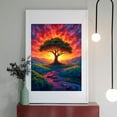 thumbnail image 2 of Diamond Art Kit for Adults, Sunset Tree Silhouette Majestic Landscape Diamond Painting for Adults Beginners, 5D DIY Diamond Art Painting Kits, Colorful Diamond Painting Craft for Home Decor 12x16, 2 of 7