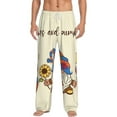 thumbnail image 2 of Picia Autumn Gnomes1 Mens Soft Woven Cotton Elastic Waistband Sleep Pajama Pant Lounge Sleep Pant With Pockets And Drawstring-Large, 2 of 9