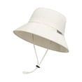 thumbnail image 3 of Sombrero para ajustable, sombrero boonie, protección ar para hombres y mujeres, plegable para jardinería, exteriores, montañismo, pesca, Beige claro, 3 of 8