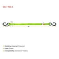 thumbnail image 2 of (2 Pack) Trailer Door Limit Strap 32 Inch Long 800 lbs WLL Safety Green Webbing for Opening Swing Doors, 2 of 7