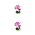 thumbnail image 4 of Injueey Orquídea artificial Bonsai falso Interior Seda Flores de imitación Regalos Adornos Type2 NO2, 4 of 6