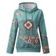 thumbnail image 4 of Puntoco Mujeres Casual Folk-Custom Printed Pullover Manga larga con capucha Blusa de bolsillo Sudaderas con capucha tops Sudaderas Puntoco Puntoco-815, 4 of 7