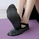 thumbnail image 4 of 3 pares de calcetines, zapatos de baile, calcetines de agarre con masaje para el hogar, gimnasio, barra, Rosa Gris Negro, 4 of 9
