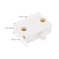 thumbnail image 2 of PBPBOX Pbpbox White Plastic Cabinet Door Light Switch, Auto Electric, High , Easy Install, 4Pcs, 2 of 7