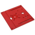 thumbnail image 2 of Woodworking Trimming Machine Flip Board Aluminum Alloy Jig Saw Trimmer Router Table Insert Plate, 2 of 14
