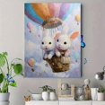 thumbnail image 4 of Vibrant Kitten Oil Painting Canvas Print Wall Art for Living Room Bedroom Dining Room Office Cafe Home Decor, 4 of 8