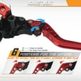 thumbnail image 3 of Yeacher Motorcycle 7/8in 22mm Handlebar Brake Master Cylinder Clutch Lever CNC Left Right Set Motorcycle, 3 of 8