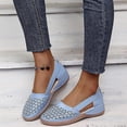thumbnail image 3 of Zapatos de señora Cuñas Sandalias ahuecadas Zapatos cómodos informales sin cordones, 3 of 4