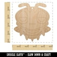 thumbnail image 2 of Cute Bee Shocked Wood Holiday Christmas Tree Ornament Unfinished DIY Pre-Drilled Craft, 2 of 7