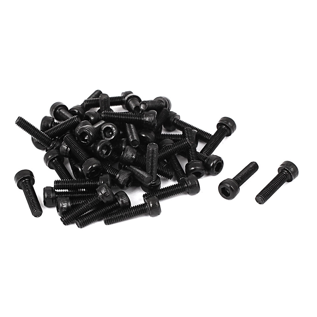 C: Countersunk Head Hexagon Socket Pack of 300 Pcs M3 Black Color Alloy Steel Hex Socket Screws Bolt with Hex Nuts,100 pcs Washers Machine Fastener Assortment Kit