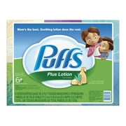 Puffs Plus Lotion Facial Tissues, 6ct