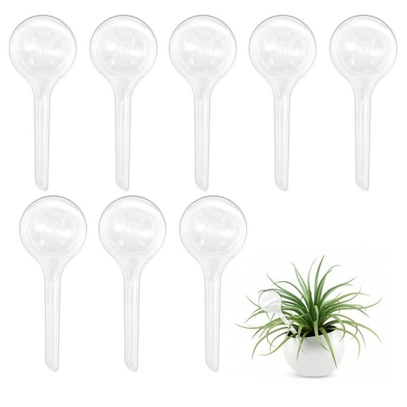 LQQBOX Plant Watering Globes, Self Watering Bulbs for Indoor & Outdoor Plants, Plastic Self-Watering Balls Automatic Water Irrigation Device (Clear)