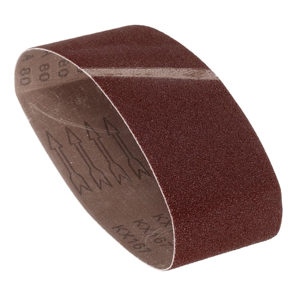 Sanding Belts 3 x 18 Inch 80 Grit Aluminum Oxide Abrasive Sandpaper for Metal Grinding Weld Rust Removal