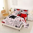 thumbnail image 2 of Erosebridal Happy Camping Queen Sheet Sets 4 Pieces For Kids Teens,Cartoon Car Bear Adventure Theme Bed Set For Boys Girls, 2 of 5