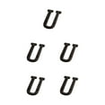 thumbnail image 3 of maskred Metal House Number Plaque Durable And Rustproof Easy To Install Impeccable Door Decoration Metal Letters House Numbers B17--U 5Set, 3 of 6
