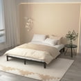 thumbnail image 3 of Maenizi Low 7 inch Full Size Bed Frame Heavy Duty Metal Platform No Box Spring Needed, Easy Assembly Noise Free, Black, 3 of 6