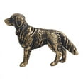 thumbnail image 3 of Latón Pastor Perro de Escritorio Adornos Estatua de Metal Decoración Té Mascota Mano, 3 of 6