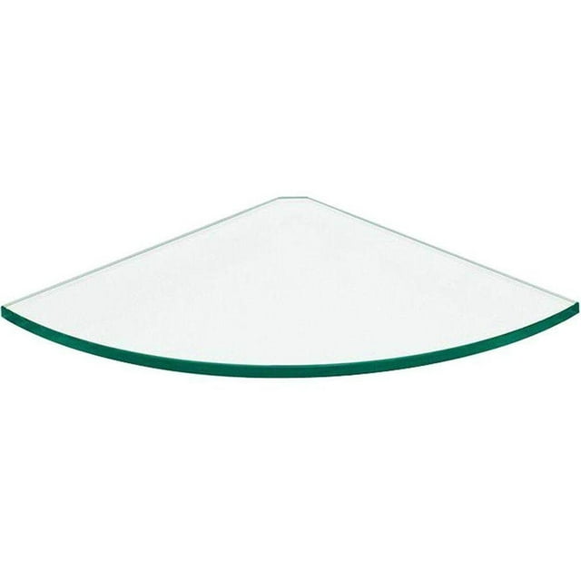 Estante Dolle de vidrio transparente de 25 x 25 x 0,8 cm, 5/16 pulgadas de grosor