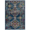 thumbnail image 2 of Modway Entourage 94.5x122" Khalida Floral Lattice Area Rug - Blue/Orange/Yellow, 2 of 8
