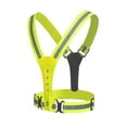 thumbnail image 2 of S SERENABLE 3 Modes 8 DEL Lumineuses Gilet Réfléchissant Lumières d'Avertissement pour Course de Nuit Jaune Type A Jaune, 2 of 8