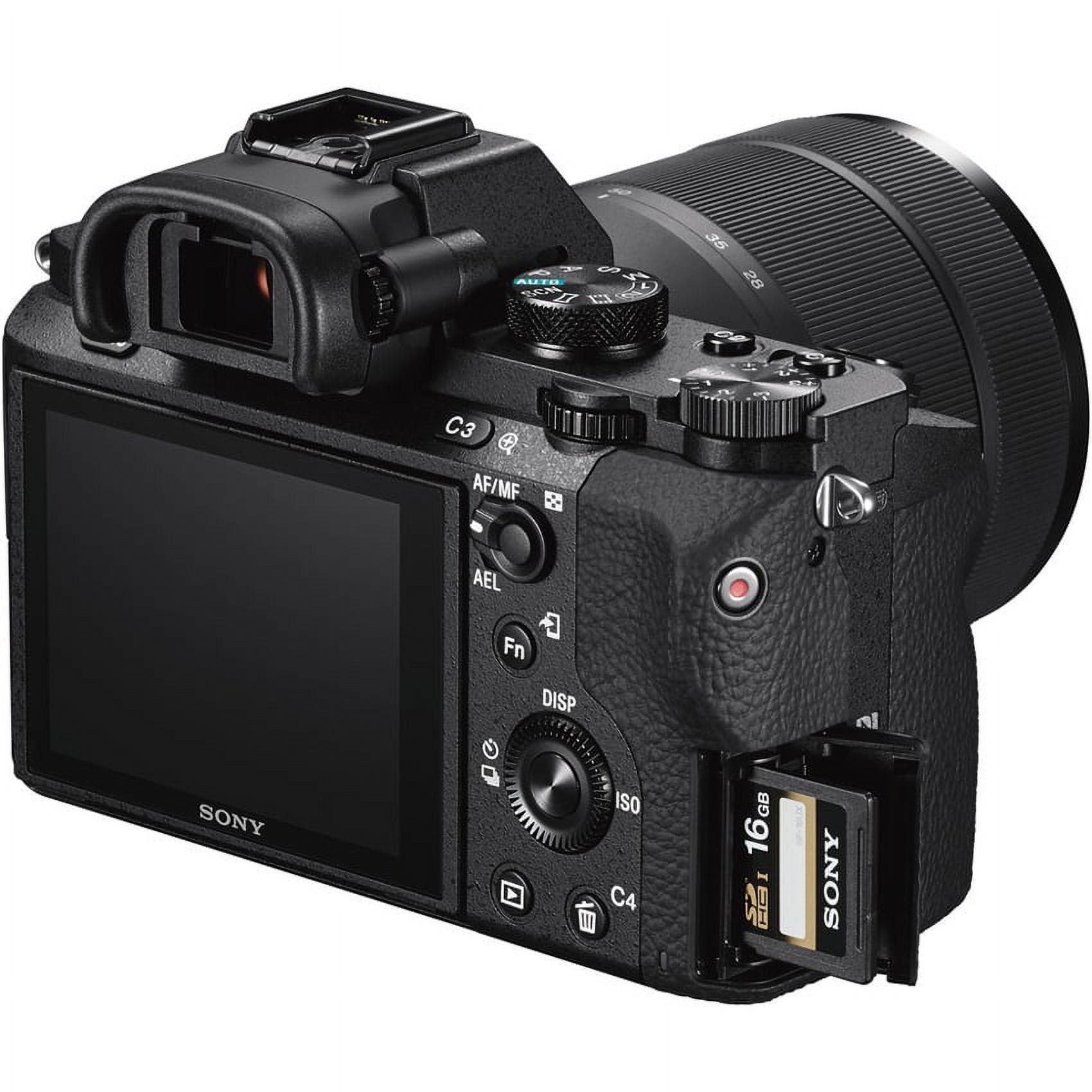 Sony a7 II Full-Frame Alpha Mirrorless Digital Camera 2X Extra Battery Power Editing Bundle - image 2 of 10