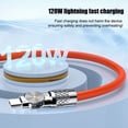 thumbnail image 4 of Phone Data Cable 2/1.5/1M 180° Rotating Elbow Data Line 120W 7A Super High-Speed Charging Cable Cell Phone Adapter Accessories, 4 of 6