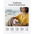 thumbnail image 4 of Anker Portable Charger, 10,000mAh 30W Power Bank, USB-C in and Out Fast Charging Battery Pack(White, 10000, Milliamp Hours), 4 of 5