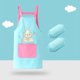 thumbnail image 1 of Delantal impermeable para niños, para cocina, para bebés, niños y niñas, para comer, pintar, para guardería, arte, con capucha y pechera, 1 of 5