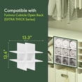 thumbnail image 2 of Furinno Cubicle Cube Insert, 9-Compartment Cube Organizer, for Organizers and Storage, Plain White, 2 of 4
