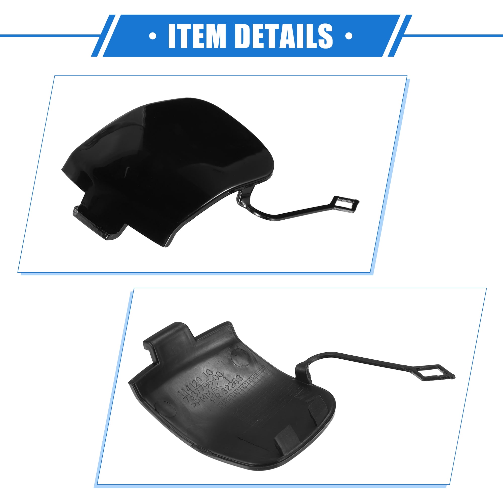 Unique Bargains Car Towing Tow Eye Hook Cover Cap for Mini Cooper 2014-2018