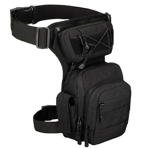 Waterproof Military Tactical Drop Leg Pouch Bag Cross Over Leg Rig Outdoor Bike Cycling Hiking Thigh Bag