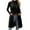 Black, variant on successthop Suede Vest Women Solid Clothes Open Front Long Lapel Winter Sleeveless Coat with Pockets Vintage Outerwear