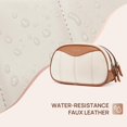 thumbnail image 4 of Bolsa de maquillaje Telena Medium Travel de cuero vegano para mujer, 4 of 7