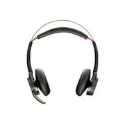 Poly Voyager Focus UC B825 - Headset - on-ear - Bluetooth - wireless - active noise canceling - USB-A via Bluetooth adapter - UC Standard version