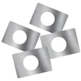 thumbnail image 3 of OUNONA 4Pcs Stainless Steel Strike Plate Security for Strengthening Loose Locks, 3 of 8
