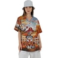 thumbnail image 4 of Thanksgiving Scottish Fold Pilgrim Grateful, Thankful, Blessed Fall Welcome Hawaiian Shirt Breathable Summer Unisex Merch Cat Lover Kitten Owner Gifts - 00021, 4 of 6