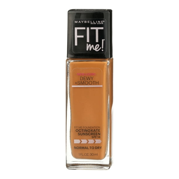 Maybelline Fit Me Dewy + Smooth Liquid Foundation Makeup with SPF 18, Coconut, 1 fl oz Walmart