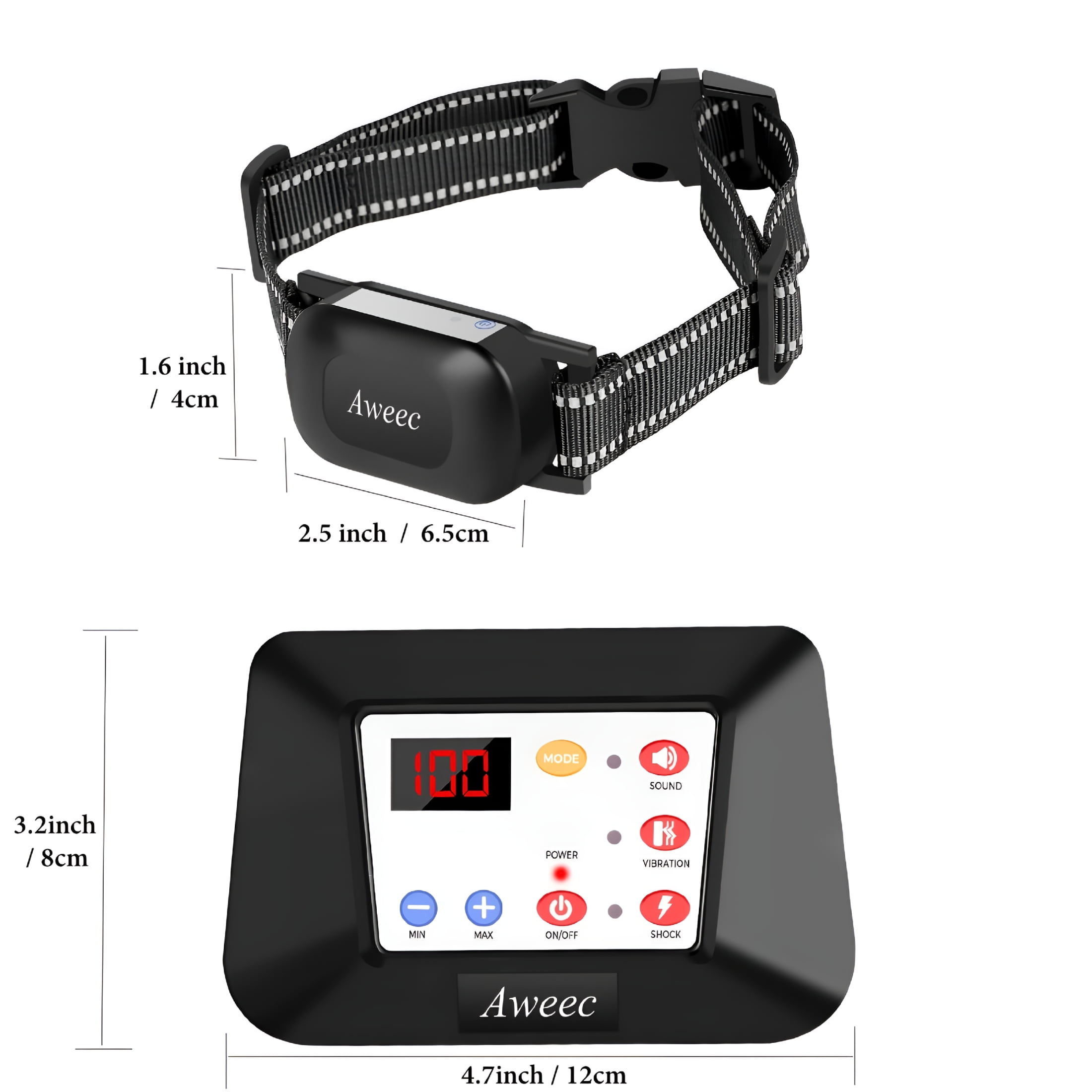 GASTROPOD Wireless Dog Fence System with Remote - Electric Shock,Vibration,Beep Training Collar - Real-Time Boundary Control,Adjustable,Usb Rechargeable - for All Dogs,Ideal for Indoor/Outdoor Use