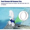 thumbnail image 3 of 280 Pool Replacement Tires, 3 Pieces Adaptable Soft Compound for Polaris Robot 180, 280, 360,380, C10, C-10, 3 of 5