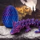 thumbnail image 4 of Gema de dragón de cristal impresa en 3D, juguetes de dragón articulados en 3D, articulaciones giratorias y estables, juguete Fidget para niños, juguete de regalo, 4 of 5
