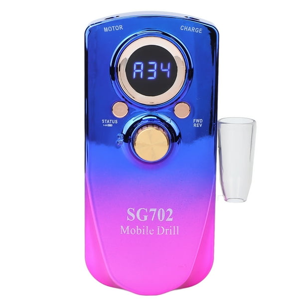 Taladro De Uñas De 35000 RPM, Velocidad De Agarre Cómoda, Taladro De Uñas Ajustable De 100-240 V, Pulido De Manicura Para Uso Doméstico