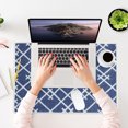 thumbnail image 2 of Sussexhome Large Mouse Pad for Desk - Cotton Mousepad for Desktop, Table, Office Desk Pad - Thin, Light, Portable Laptop Mat for Computer Mice - Machine Washable, Non-Slip, Foldable - 18" x 24", 2 of 8