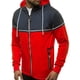 thumbnail image 3 of Bellella Sudaderas con capucha para hombre Sudaderas con cremallera completa Sudadera de manga larga Cárdigan de ajuste regular Cuello atlético con capucha, 3 of 5