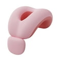 thumbnail image 3 of veasfak Compact, versatile neck support pillow for face positioning, breathable support, pink, 3 of 9