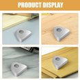 thumbnail image 4 of Support de Manivelle Soudé Robuste pour Voiture Design Compact en Acier Argenté 2 Pcs, 4 of 8
