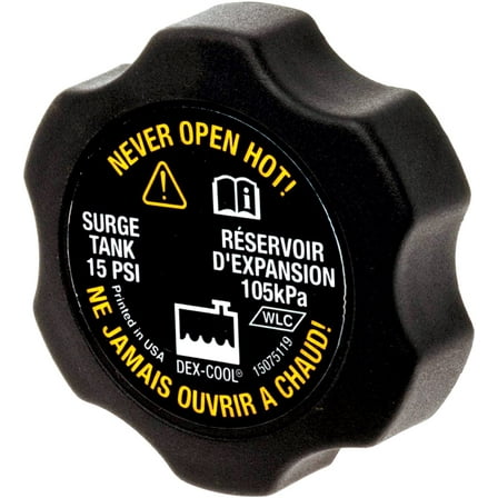 Engine Coolant Reservoir Cap Fits select: 1999-2007 CHEVROLET SILVERADO, 2010-2017 CHEVROLET EQUINOX LT